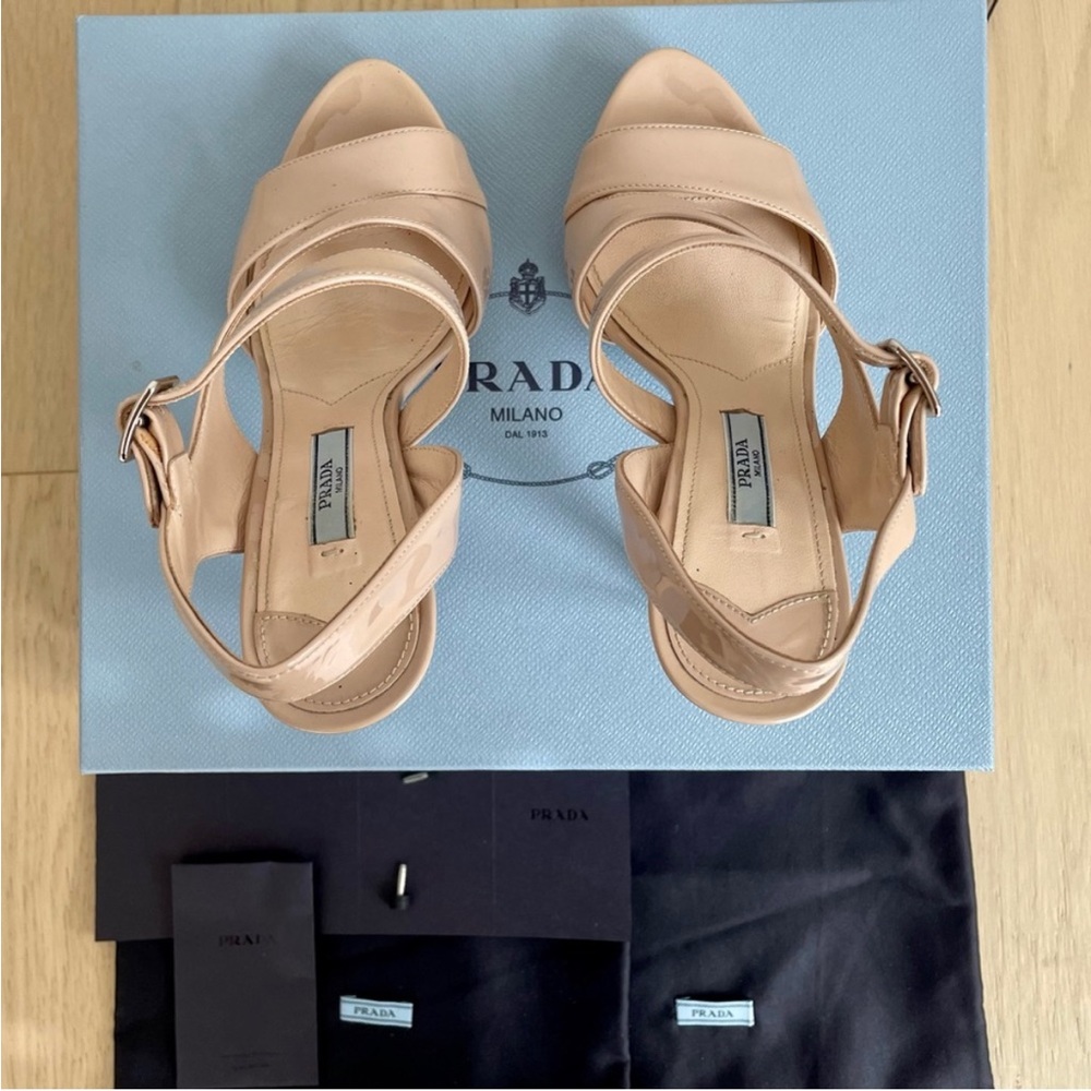 Prada, nude heels - Picture 2 of 4